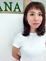 オハナヘアー(ohana hair) アシメバング外はねロブ