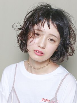 テトヘアー(teto hair) SHORT［パーマ・ピンクパープル・グラデーション］