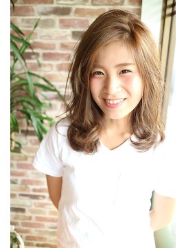 ヘアーサロンブランコ(hair salon blanco) アッシュベージュ×デジタルパーマ【パーソナル診断美容室】