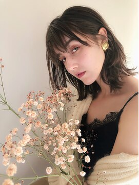 ヌイ 横浜(nui) nui STYLE_ワンサイドショートダブルバングブランジュ