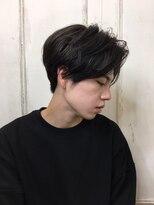 アフロート菅原】セミウェットニュアンスマッシュセンターパート