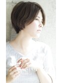 大人の前下がりニュアンスショート / ロミー本厚木