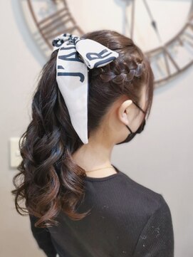 ヘアセットサロン ミント(Hair set salon MINT) 編み込みポニーテール