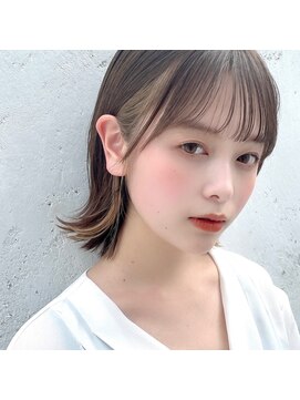 プリマ アンジュ 中目黒店(PRIMA ange) 外はねボブ×インナーカラー　PRIMA ange 中目黒