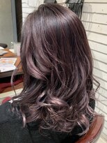 アース 二俣川店(HAIR&MAKE EARTH) ラベンダーピンクブラウンカラー