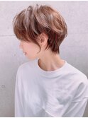 30代40代50代前下がりマッシュショート福岡博多