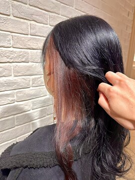 ヘア スパ ビューティー エールフォルム(HAIR SPA BEAUTY YELLFORME) インナーカラー★ピンクベージュ