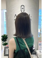 アマニ ヘアー ホスピタル(AMANI. HAIR HOSPITAL) オリーブベージュ◎外はねBoB