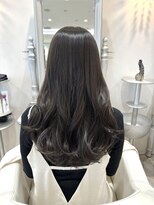 ザックラフィネ(ZACC raffine)&nbsp;グレーベージュ/レイヤーロング/ブリーチなしカラー