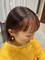 インセンス 用賀店(insence)&nbsp;インナーカラー/イヤリングカラー/切りっぱなしボブ