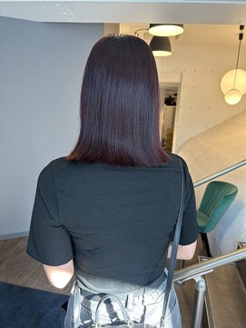 アオ(ao.) ラベンダーカラー/ウェットヘア/夏のヘアアレンジ