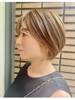 ナック ウメダ(knack UMEDA) すっきりショート×インナーカラー