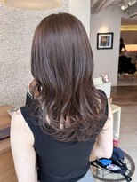 ヘアラウンジ ビーチ 青山 外苑前(hair lounge BEACH) 柔らか暖色系カラーピンクベージュ