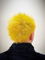 デザイニングヘアードゥ(designing hair Deux)&nbsp;ビビットイエローメンズパンクスパイキーショート