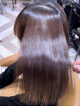 ロンドアベニール 北千住(Lond avenir) サラ艶美髪を本当の髪質改善で☆美髪ボブ/美髪縮毛矯正[北千住]