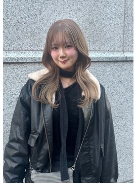 ナンバー ブラオ 名古屋栄(N° blao) 髪質改善カラー/韓国レイヤー/ブリーチ/ベージュ/栄/久屋大通