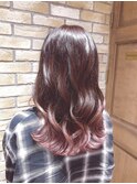 ピンクグラデーション