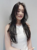 テクネ 天神大名(techne) 天神大名ロングヘアレイヤーカット大人ヘアくびれヘア