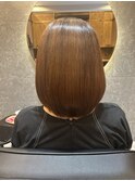 艶やかに揺れる♪鎖骨ボブの髪質改善