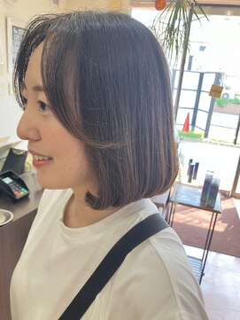 ヘアディレクション ビークス 上並榎店(HAIR DIRECTION BEECX) ロングからバッサリ！重ためボブ