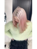 フリーク(FLEEK)&nbsp;ルーツカラー　ホワイト　ホワイトピンク