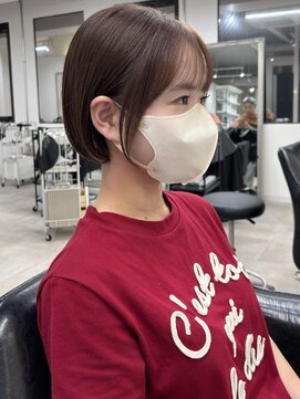 クレム 博多駅店(ChLem) 重めタッセルボブ 博多美容室