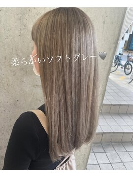 ブリーチ必須！ソフトグレージュ