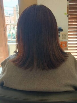【94.カラー×髪質改善】縮毛矯正・白髪染め・ショートカット♪
