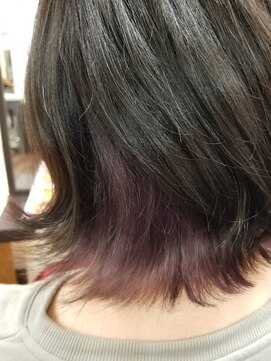 タイガ 上野御徒町(TAIGA) 髪質改善Xインナーカラー×TOKIOトリートメント【ヘアメイク凛】