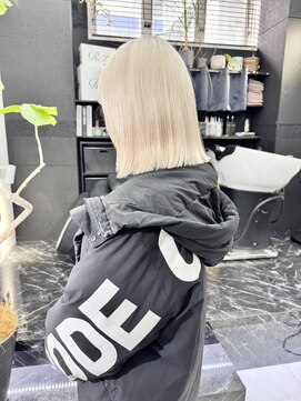 チュダック(ChuDuck) 【天神】他店履歴お直しケアブリーチ《White》ハイトーン