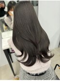 ダークトーンブリーチなしダブルカラーアッシュグレージュ
