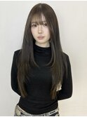 イメチェン/ピンクベージュ/アンブレラカラー/前髪/栄/矢場町