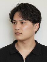 ログ(LOG)&nbsp;センターパート　メンズパーマ　大人　men's　高松