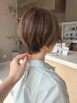 ユウヘアー 千代田橋店(U Hair) 白髪ぼかし×艶感ベージュショート