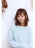 【liberate】ナチュラルカールが可愛い小顔ミディアム