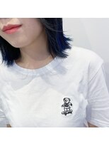 テクライズ 豊橋店(TECHRISE)&nbsp;すそカラー×ブルー