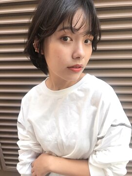 ナック ウメダ(knack UMEDA) 大人かわいい丸みショート梅田茶屋町アディクシーカラー◎30代