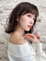アルケー ヘアアンドヘッドスパ 錦糸町南口店(arche Hair&head spa) ペールベージュセクションカラーグラデーションカラー外ハネボブ