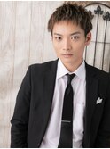 アップバング＆メッシュカラーのモテサマーカットa