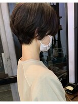 ナタン 自由が丘(NATHAN) マッシュヘアー×インディゴブルー×サファイア×栗色×ショート