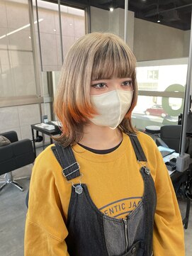 シエンゴールド(CIEN gold) ブロンドベージュ×オレンジ×ブラウン☆