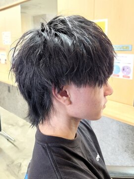 ニアウ 伊勢崎連取店(Niau) メンズマッシュパーマ波巻きスパイラルパーマ