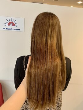 アズールサン 草加西口店(azule-sun) ナチュラルハイライト,透明感ベージュ,美肌カラー【草加】