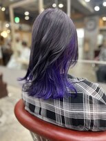 コニ(Coni)&nbsp;【和田寧々】インナーカラー/紫