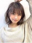【HONEY】顔まわり小顔ミディ×デジタルパーマ(徳永 りえこ)★