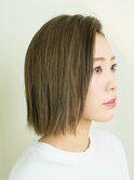 前髪/マチルダボブ/ピンクベージュ/インナーグレージュ[藤沢駅]