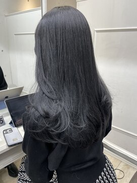 シーン(seen) 【くびれヘア×ダークグレージュ】