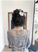 結婚式セット/ハーフアップ