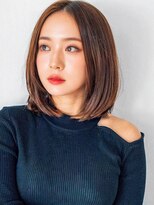 フレイムス 高崎(Frames)&nbsp;【Frames高崎】センターパートワンレングスミディアム