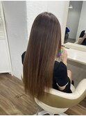 ナチュラルブラウンカラー